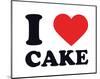 I Heart Cake-null-Mounted Giclee Print