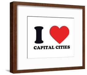 I Heart Capital Cities-null-Framed Giclee Print