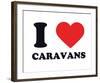 I Heart Caravans-null-Framed Giclee Print