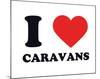 I Heart Caravans-null-Mounted Giclee Print