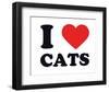 I Heart Cats-null-Framed Giclee Print