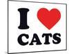 I Heart Cats-null-Mounted Giclee Print