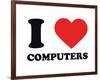 I Heart Computers-null-Framed Giclee Print