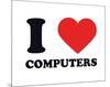 I Heart Computers-null-Mounted Giclee Print