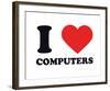 I Heart Computers-null-Framed Giclee Print