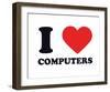 I Heart Computers-null-Framed Giclee Print