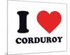 I Heart Corduroy-null-Mounted Giclee Print