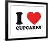 I Heart Cupcakes-null-Framed Giclee Print