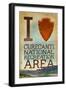 I Heart Curecanti National Recreation Area-Lantern Press-Framed Art Print