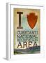 I Heart Curecanti National Recreation Area-Lantern Press-Framed Art Print