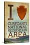 I Heart Curecanti National Recreation Area-Lantern Press-Stretched Canvas