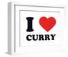 I Heart Curry-null-Framed Giclee Print