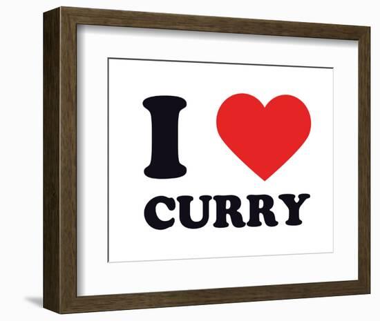 I Heart Curry-null-Framed Giclee Print