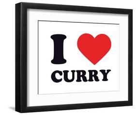 I Heart Curry-null-Framed Giclee Print