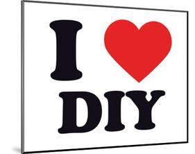 I Heart DIY-null-Mounted Giclee Print