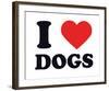 I Heart Dogs-null-Framed Giclee Print