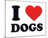 I Heart Dogs-null-Mounted Giclee Print