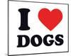 I Heart Dogs-null-Mounted Giclee Print