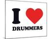 I Heart Drummers-null-Mounted Giclee Print