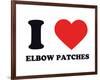 I Heart Elbow Patches-null-Framed Giclee Print