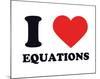 I Heart Equations-null-Mounted Giclee Print