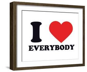 I Heart Everybody-null-Framed Giclee Print