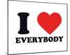 I Heart Everybody-null-Mounted Giclee Print