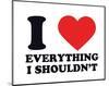 I Heart Everything I Shouldn't-null-Mounted Giclee Print