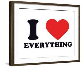 I Heart Everything-null-Framed Giclee Print