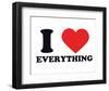 I Heart Everything-null-Framed Giclee Print