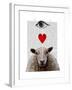 I Heart Ewe-Fab Funky-Framed Art Print