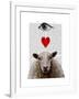 I Heart Ewe-Fab Funky-Framed Art Print