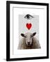 I Heart Ewe-Fab Funky-Framed Art Print