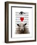 I Heart Ewe-Fab Funky-Framed Art Print