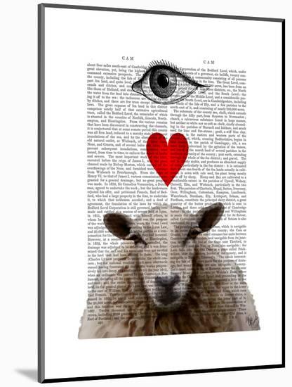 I Heart Ewe-Fab Funky-Mounted Art Print