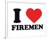 I Heart Firemen-null-Framed Giclee Print