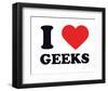 I Heart Geeks-null-Framed Giclee Print