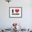 I Heart Geeks-null-Framed Giclee Print displayed on a wall