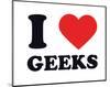 I Heart Geeks-null-Mounted Giclee Print