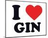 I Heart Gin-null-Mounted Giclee Print