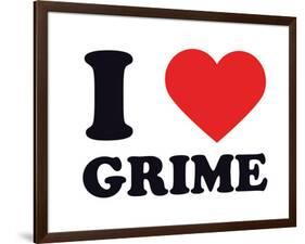 I Heart Grime-null-Framed Giclee Print