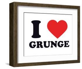 I Heart Grunge-null-Framed Giclee Print