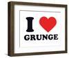 I Heart Grunge-null-Framed Giclee Print