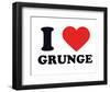 I Heart Grunge-null-Framed Giclee Print