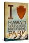 I Heart Hawaii Volcanoes National Park-Lantern Press-Stretched Canvas