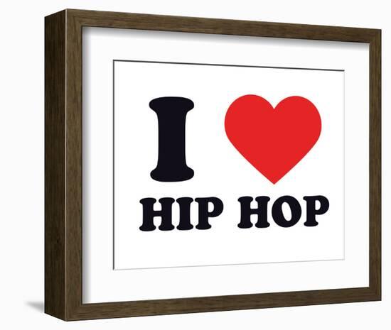 I Heart Hip Hop-null-Framed Giclee Print