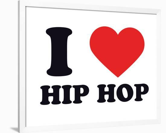 I Heart Hip Hop-null-Framed Giclee Print