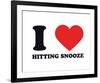 I Heart Hitting Snooze-null-Framed Giclee Print