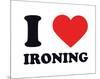 I Heart Ironing-null-Mounted Giclee Print