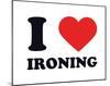 I Heart Ironing-null-Mounted Giclee Print